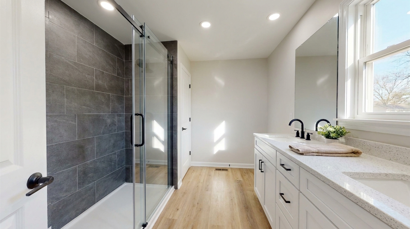 Renovated bathroom — after