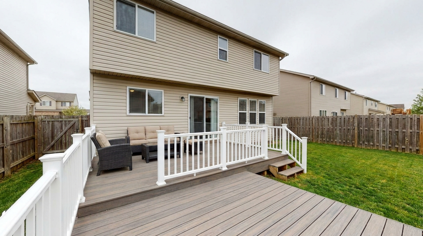 New composite deck — after