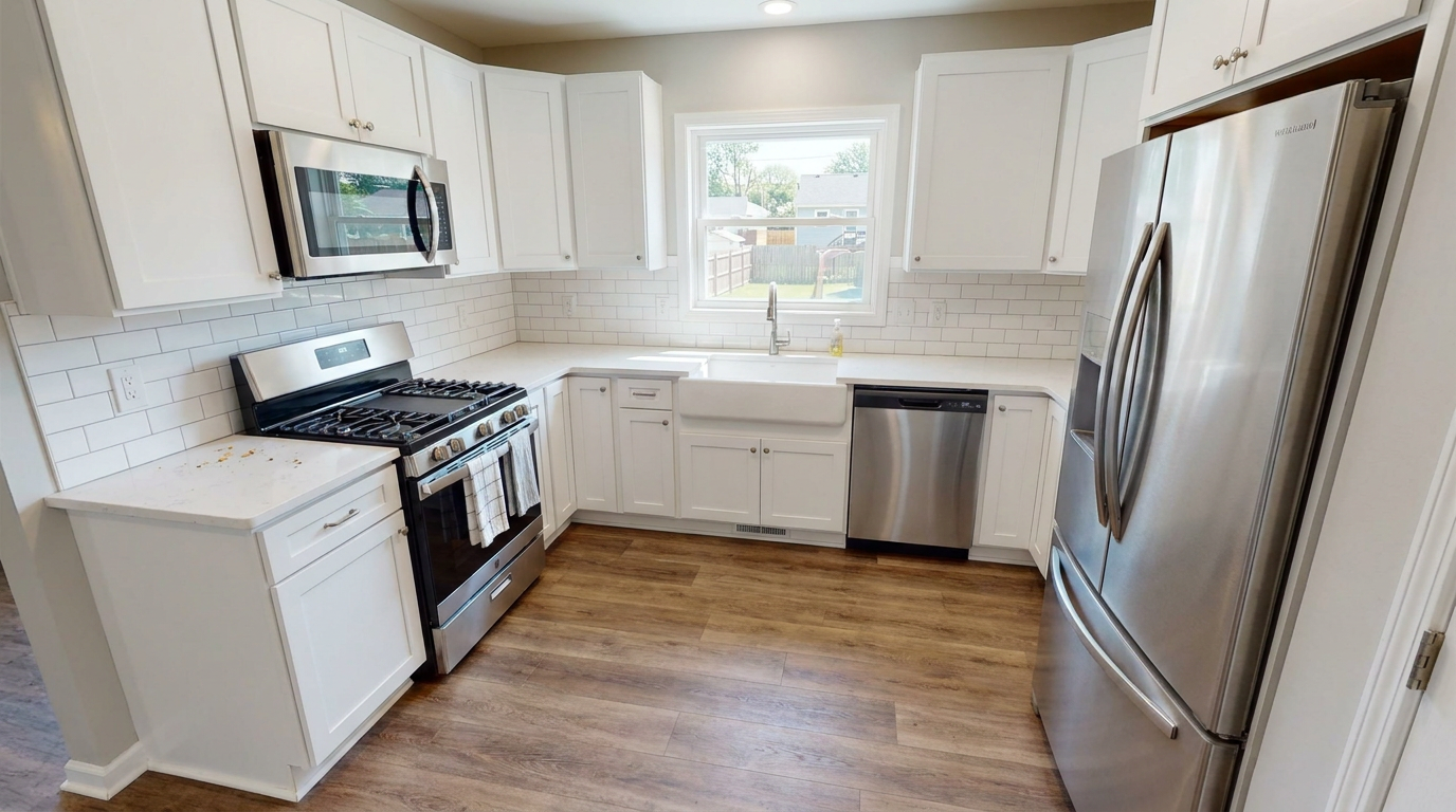 Renovated kitchen — after
