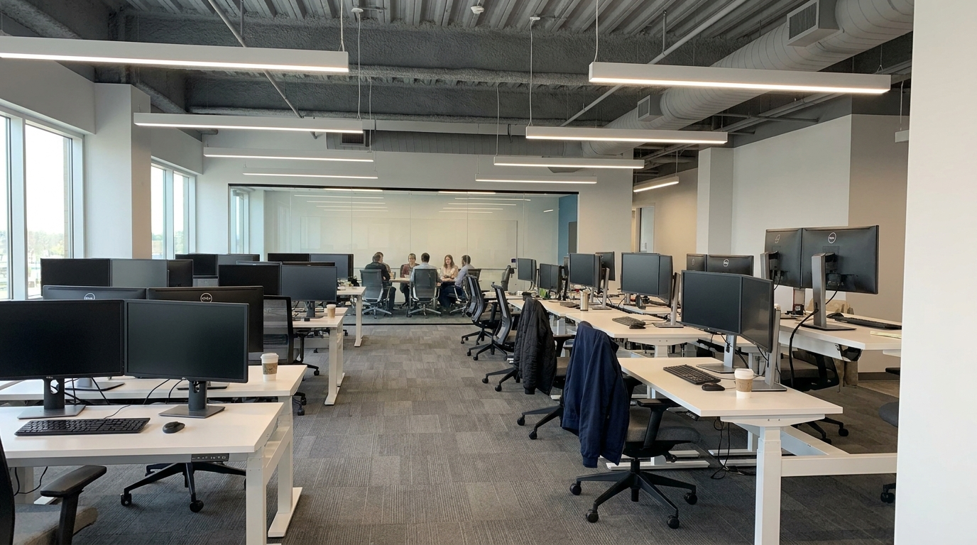 Finished office buildout — after